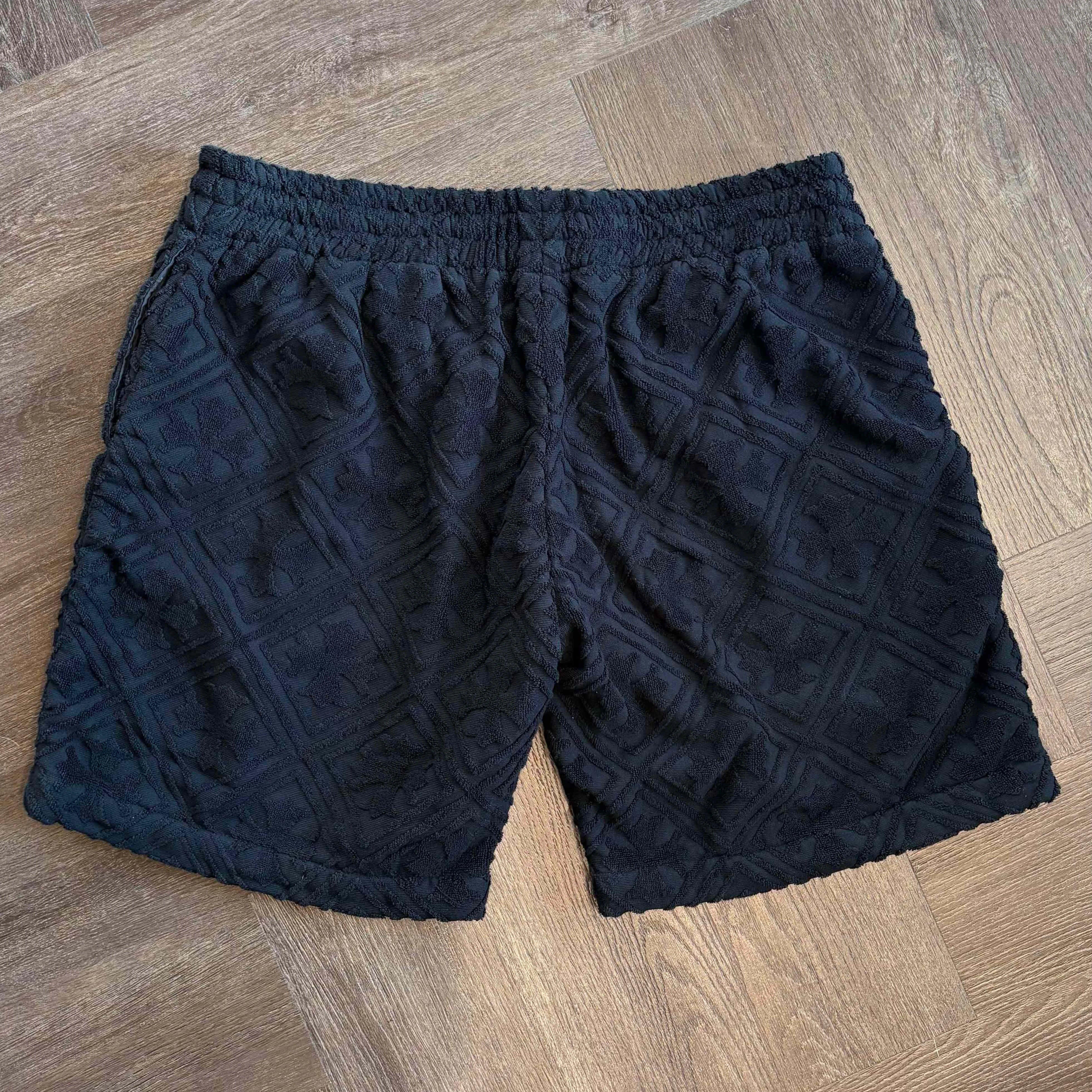 Chrome Hearts Black Monogram Patches Sweatshorts