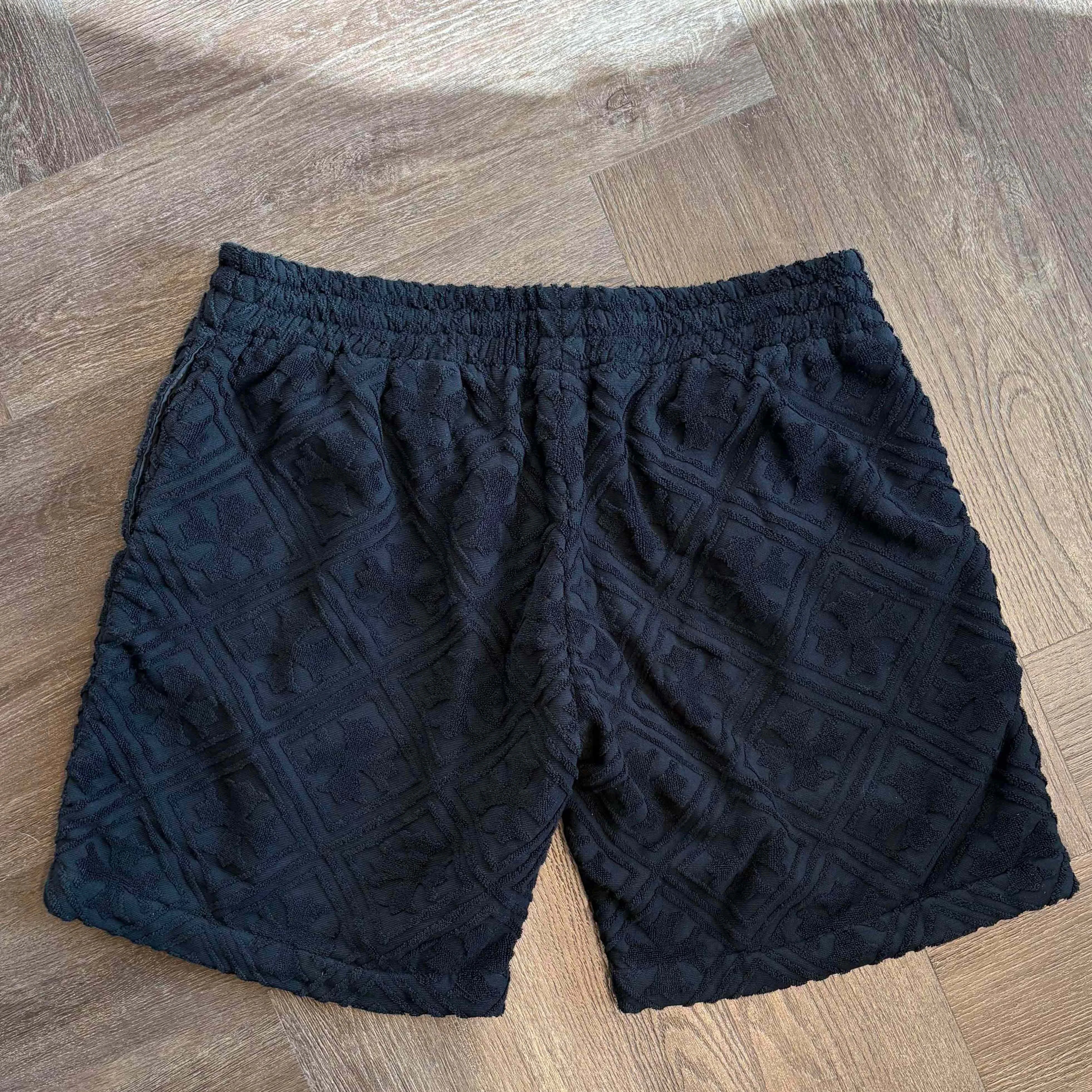 Chrome Hearts Black Monogram Patches Sweatshorts