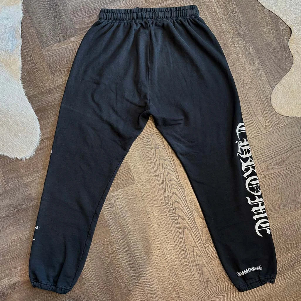 Chrome Hearts Horse Shoe Logo Sweatpants Black