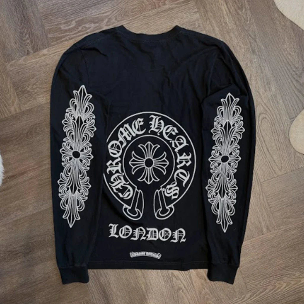 Chrome Hearts Horse Shoe L/S T-shirt Black