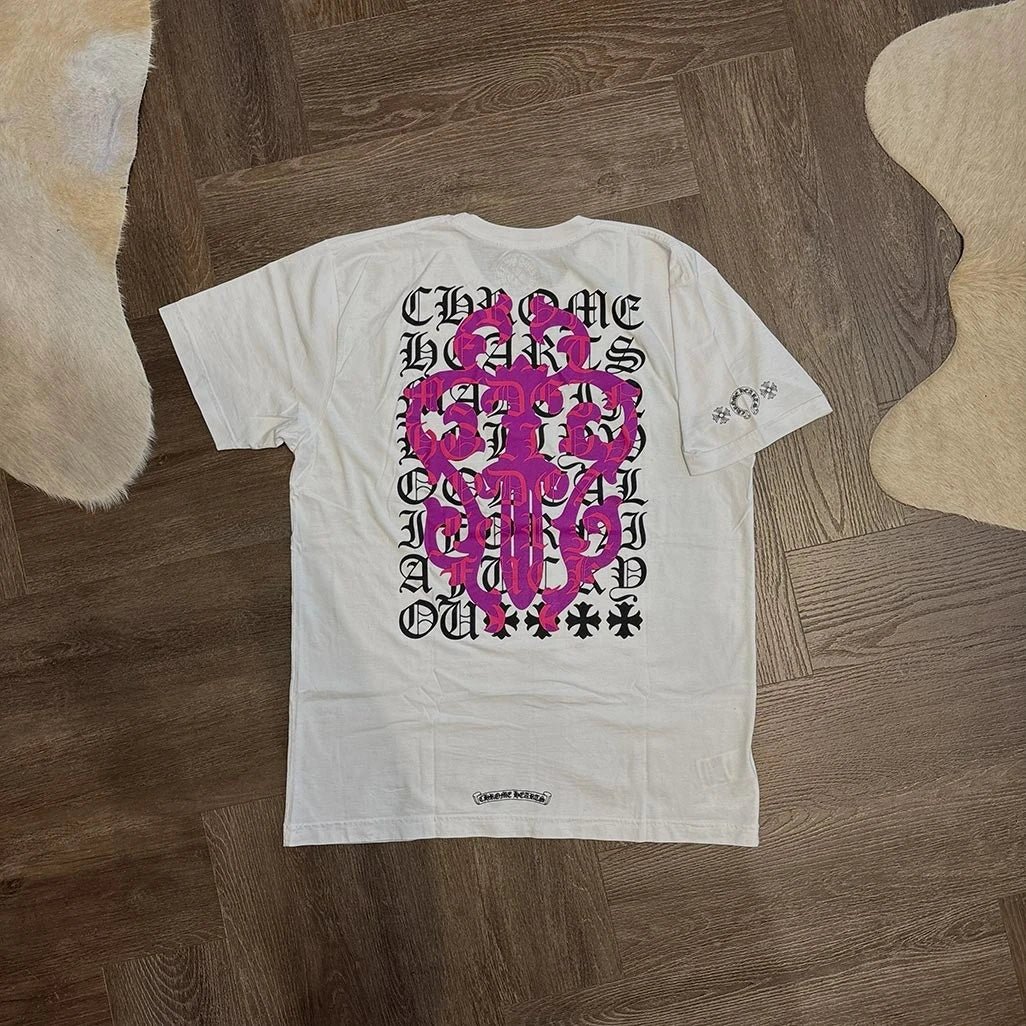 Chrome Hearts White Purple T-Shirt