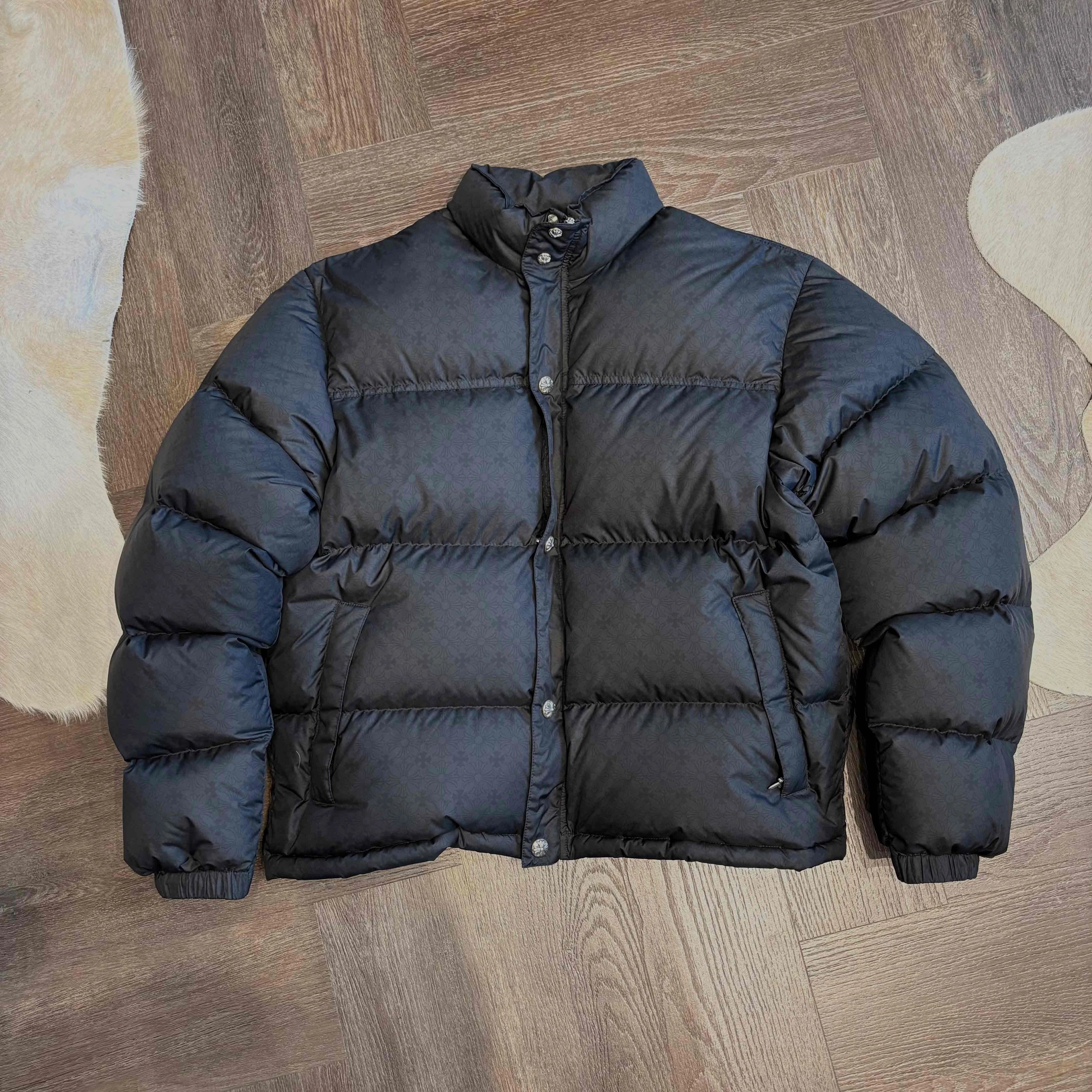 Chrome Hearts Black Puffer Jacket