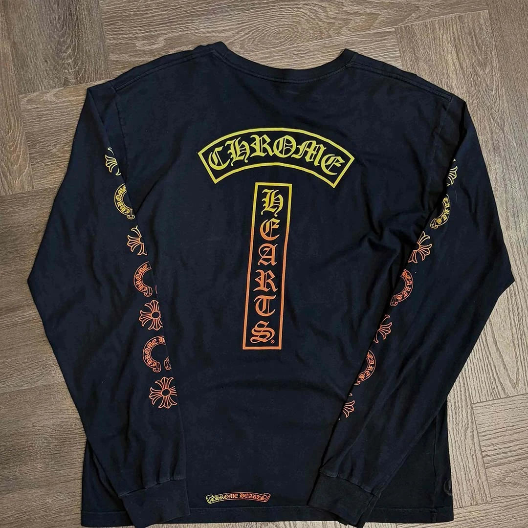 Chrome Hearts Sunset Black Long Sleeve T-Shirt