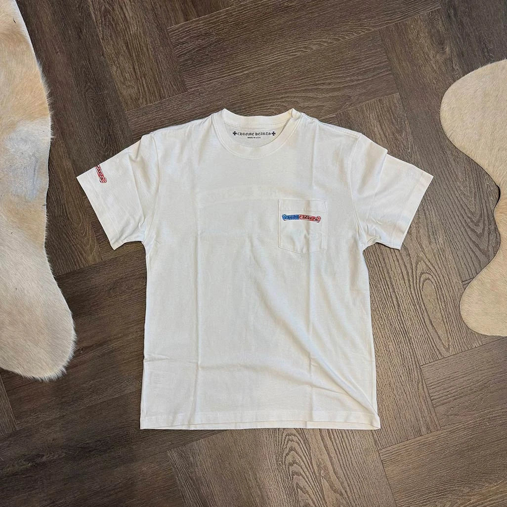 Chrome Hearts USA White Scroll T-Shirt