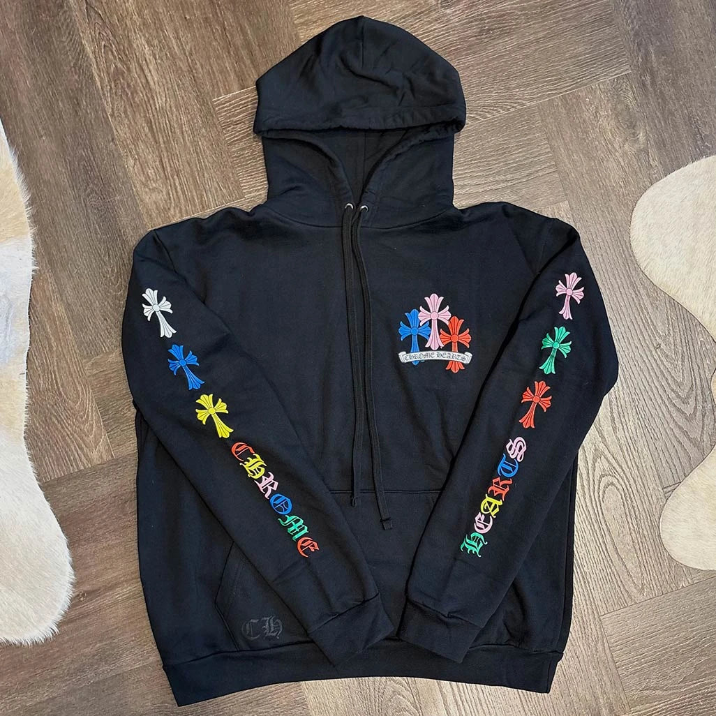 Chrome Hearts Multi Colour Patch Hoodie