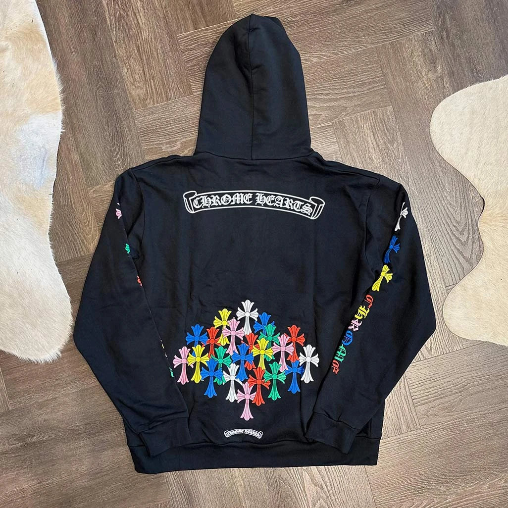 Chrome Hearts Multi Colour Patch Hoodie