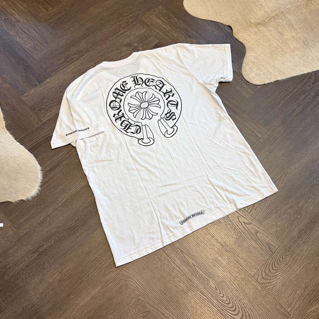 Chrome Hearts Horse Shoe White T-Shirt