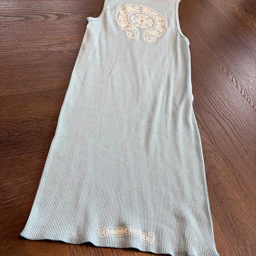 Chrome Hearts Baby Blue Rib Tank