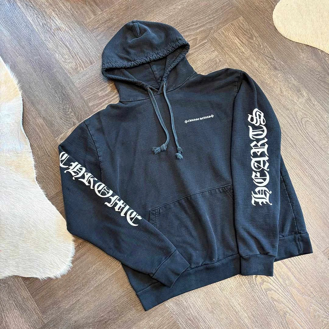 Chrome Hearts Spin Black White Multi Cross Hoodie