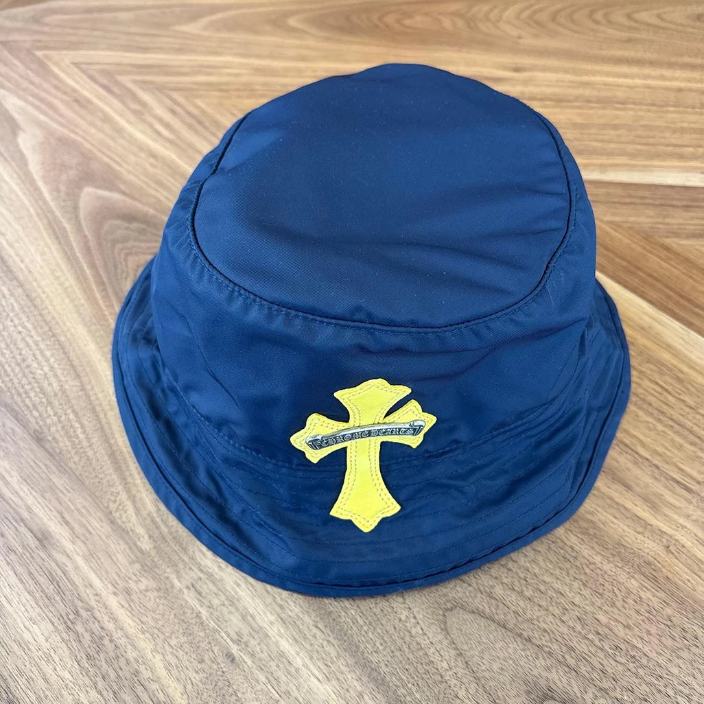 Chrome Hearts Blue Yellow Patch Bucket Hat