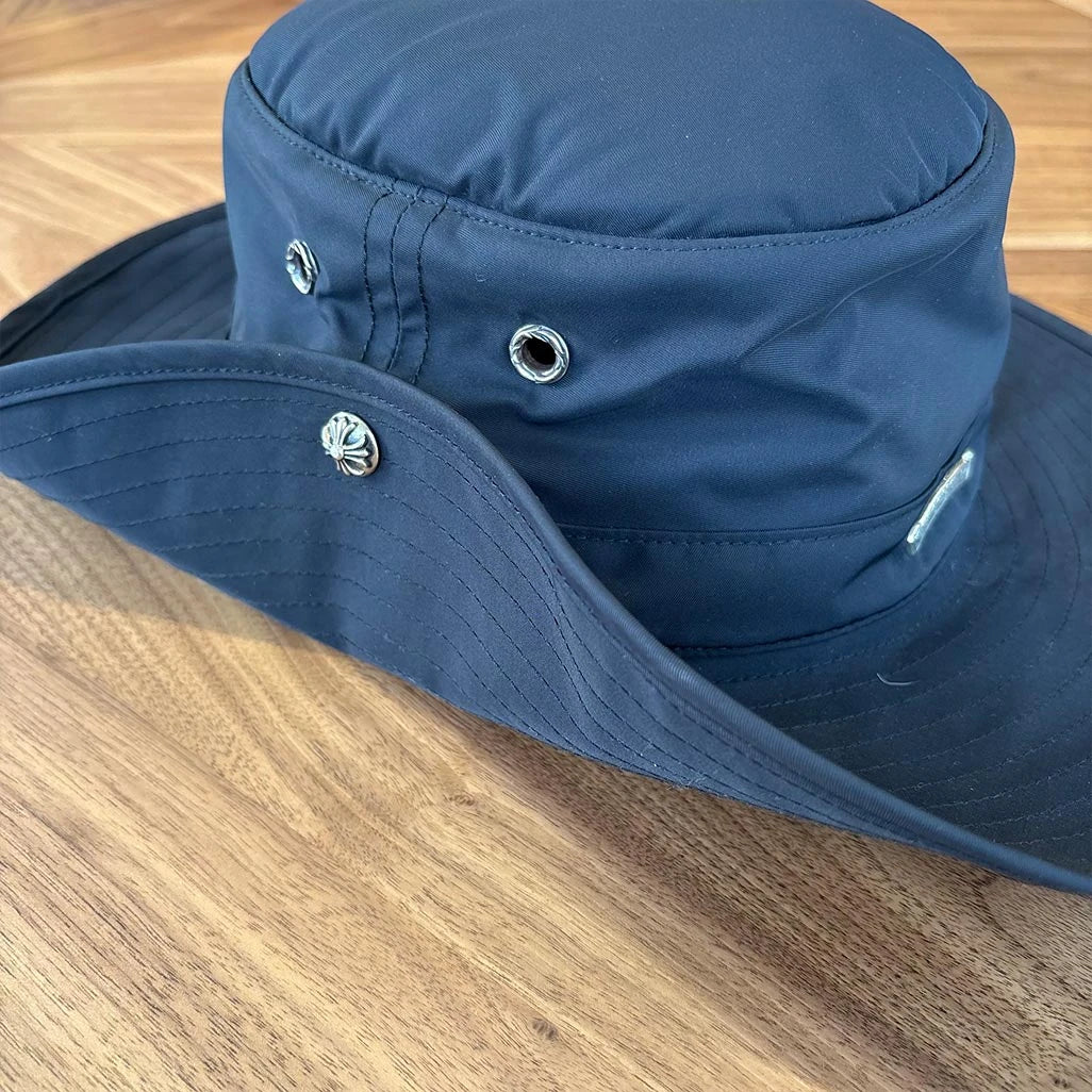 Chrome Hearts Navy Bucket Hat