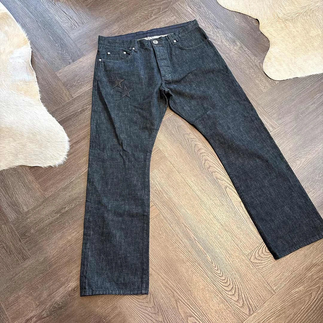 Chrome Hearts Star Black Denim Jeans