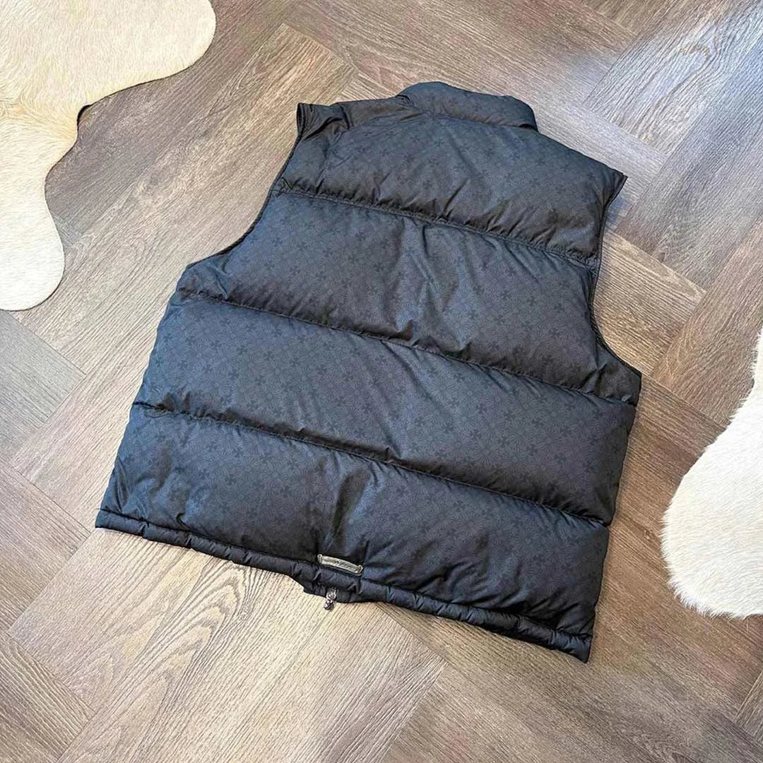 Chrome Hearts Black Monogram Gilet Jacket