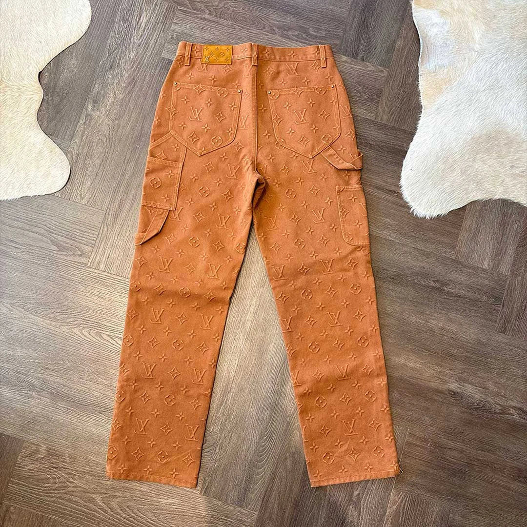 Louis Vuitton Brown Monogram Jeans