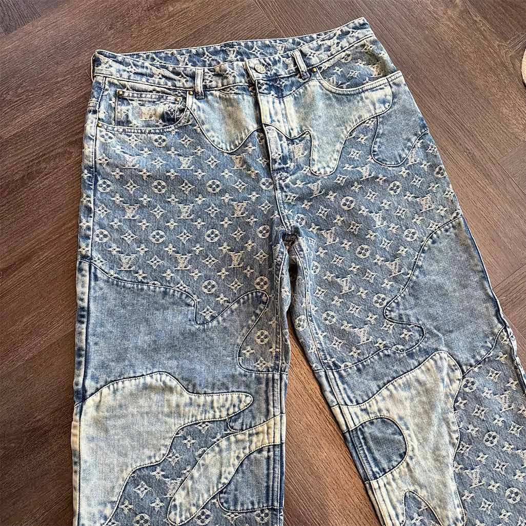 Louis Vuitton Blue Denim Jeans