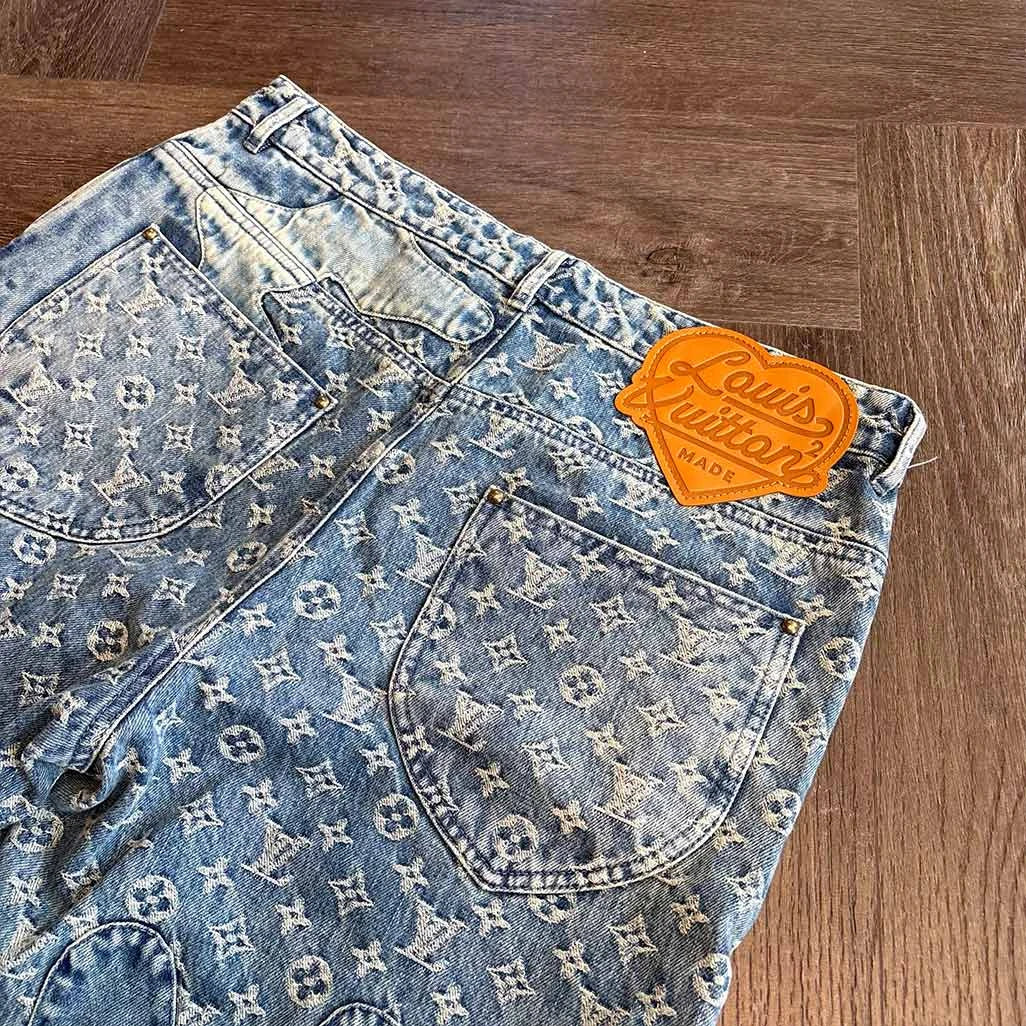 Louis Vuitton Blue Denim Jeans