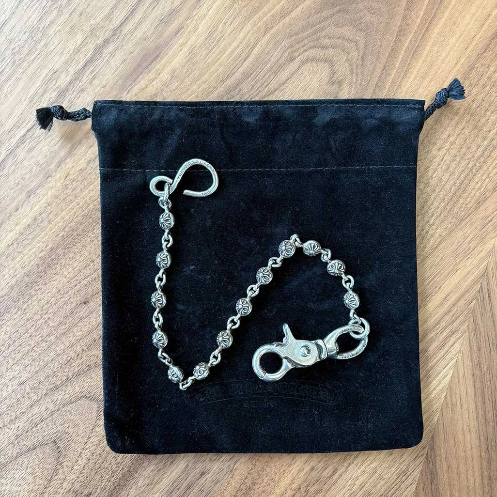 Chrome Hearts Cross Ball Wallet Chain