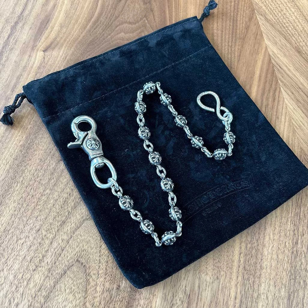 Chrome Hearts Cross Ball Wallet Chain
