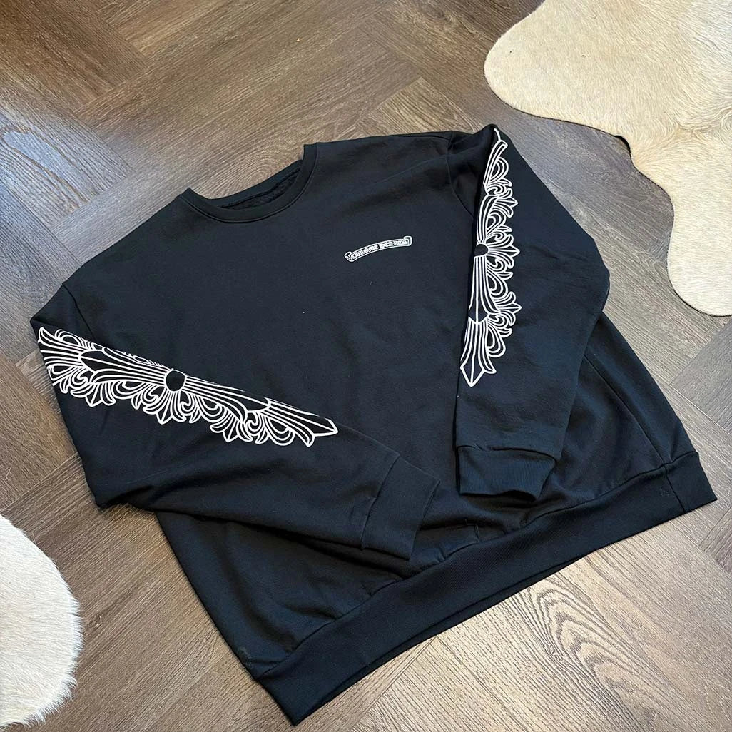 Chrome Hearts Eye Chart Dagger Longsleeve T-shirt Black
