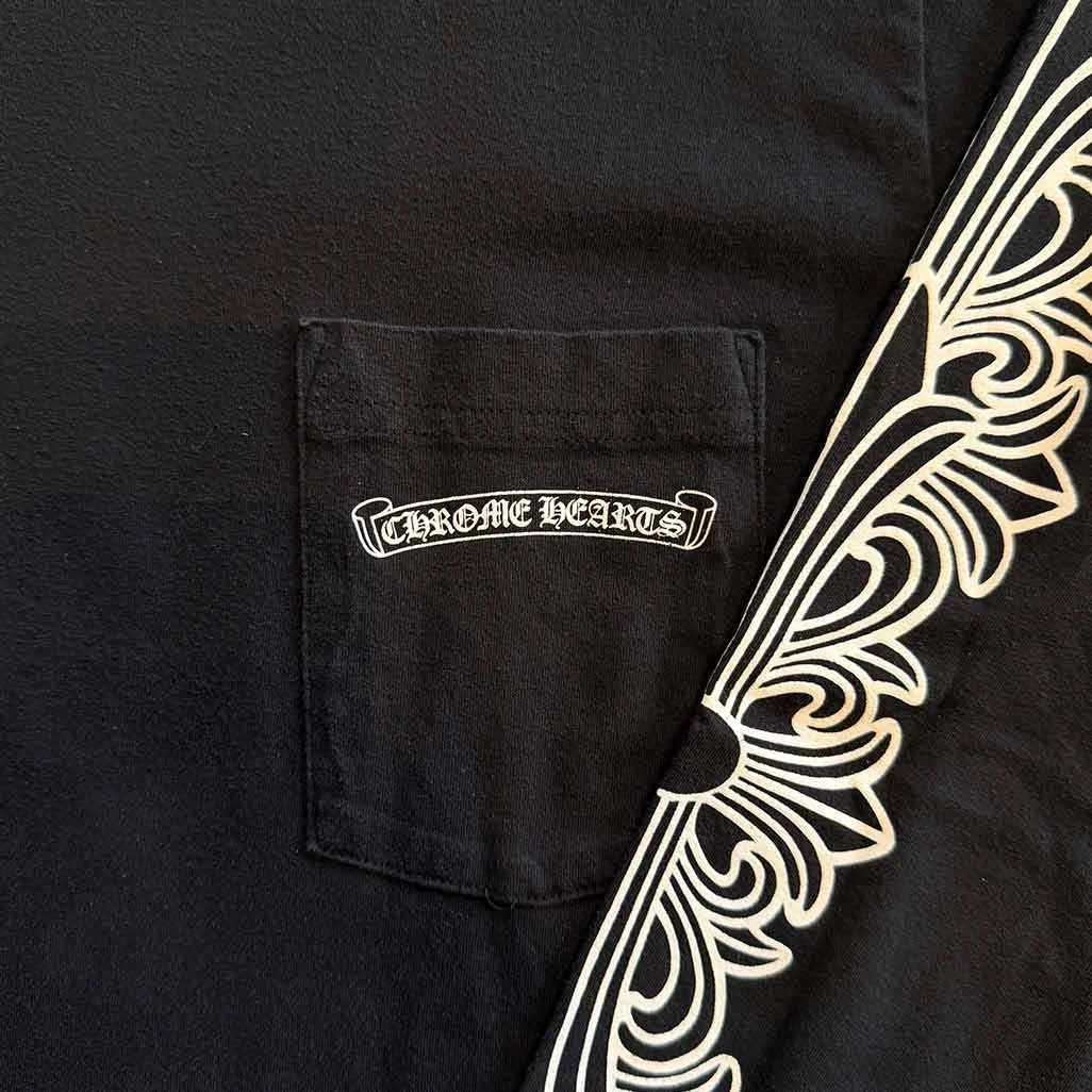 Chrome Hearts Floral Aspen Long Sleeve T-Shirt