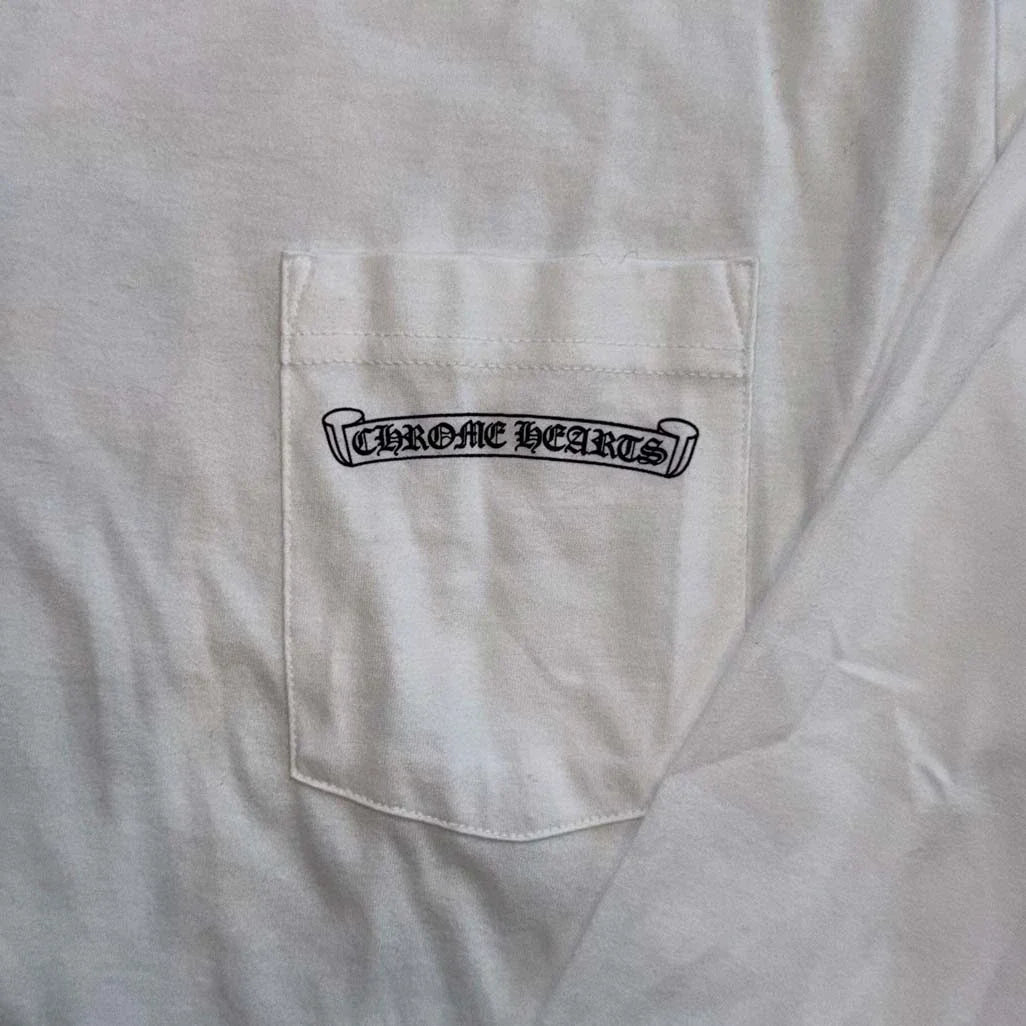 Chrome Hearts St.Barths White Long Sleeve T-Shirt