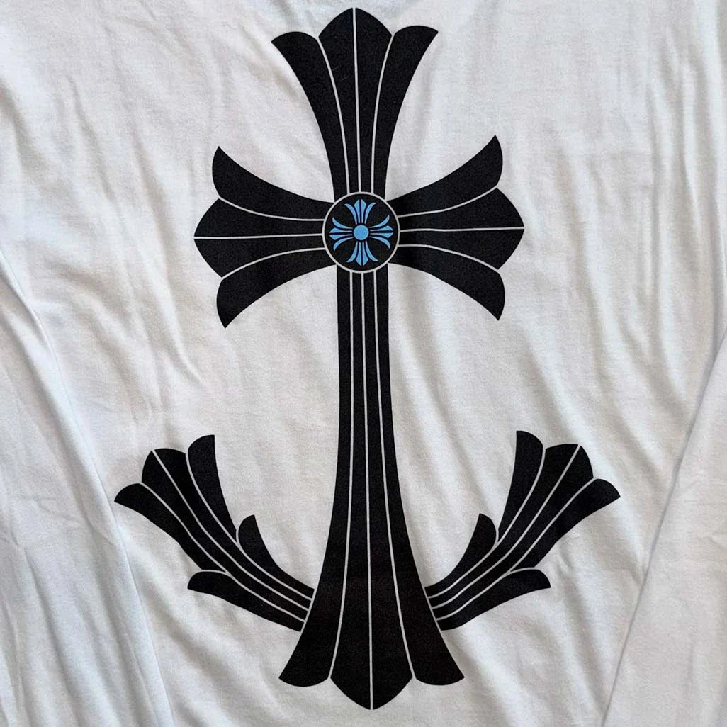 Chrome Hearts St.Barths White Long Sleeve T-Shirt