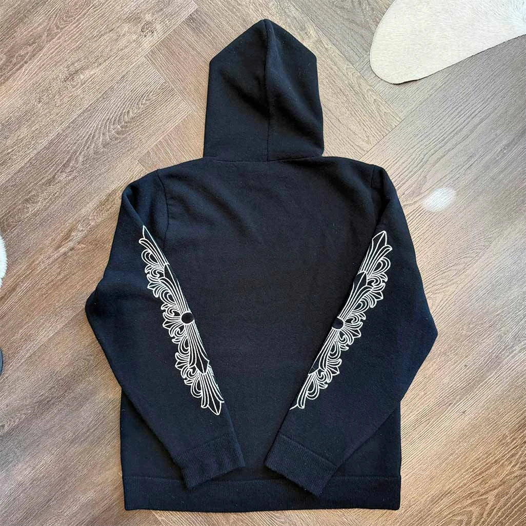 パーカー Chrome Hearts Cashmere Floral Cross Chrome Hearts Cashmere Floral Pullover Hoodie