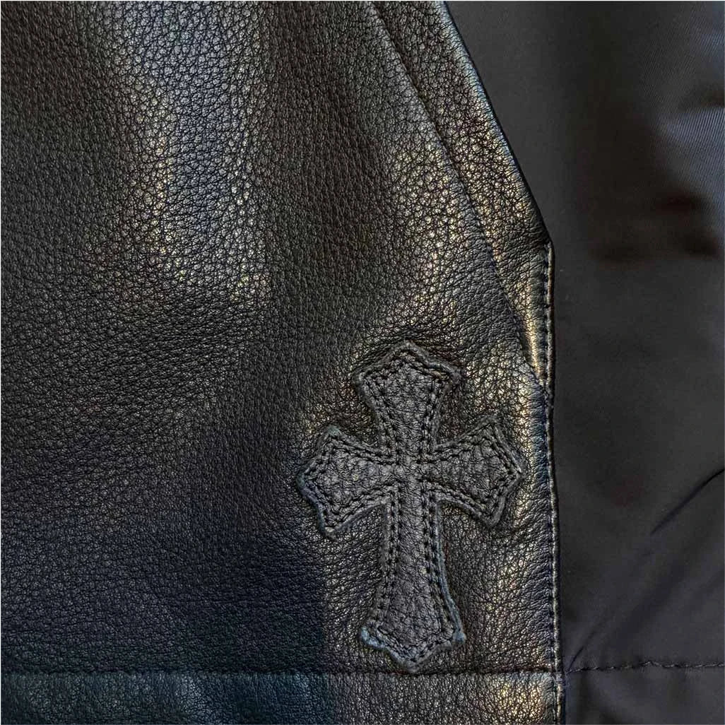 Chrome Hearts Nylon Leather Jacket