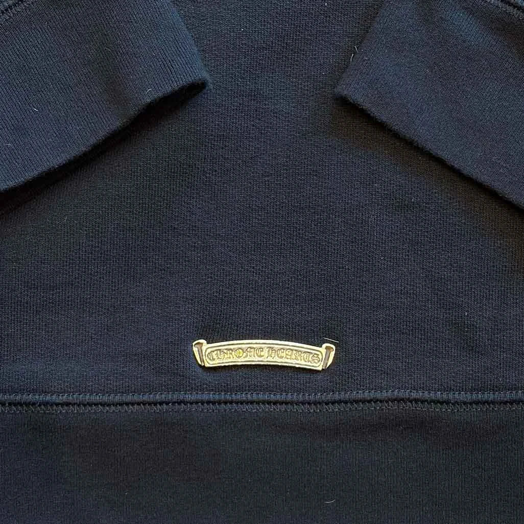 Chrome Hearts Triple Patch Paperjam 1/4 Zip Jumper