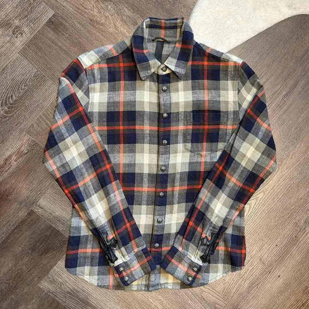 chrome hearts dress shirt Chrome Hearts Red Blue Wool Jacket