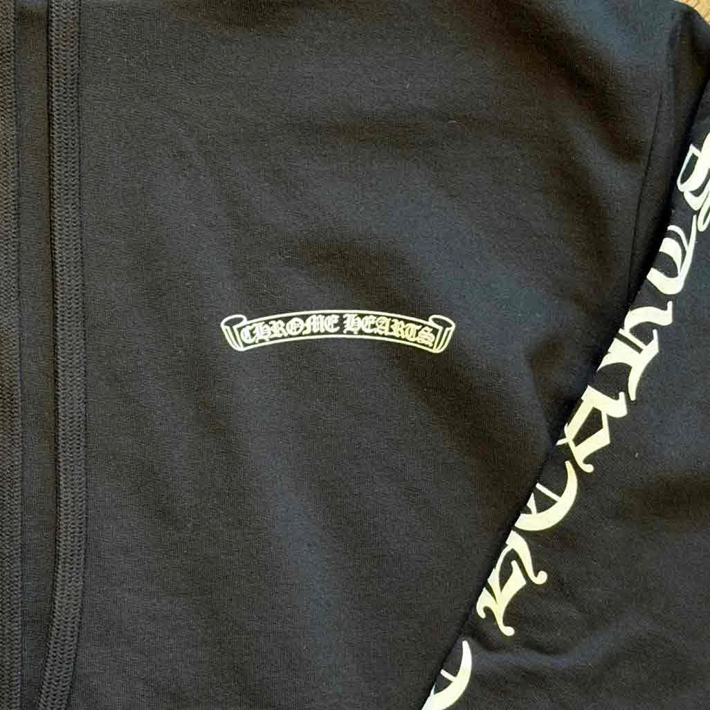 Chrome Hearts Scroll Hoodie back view