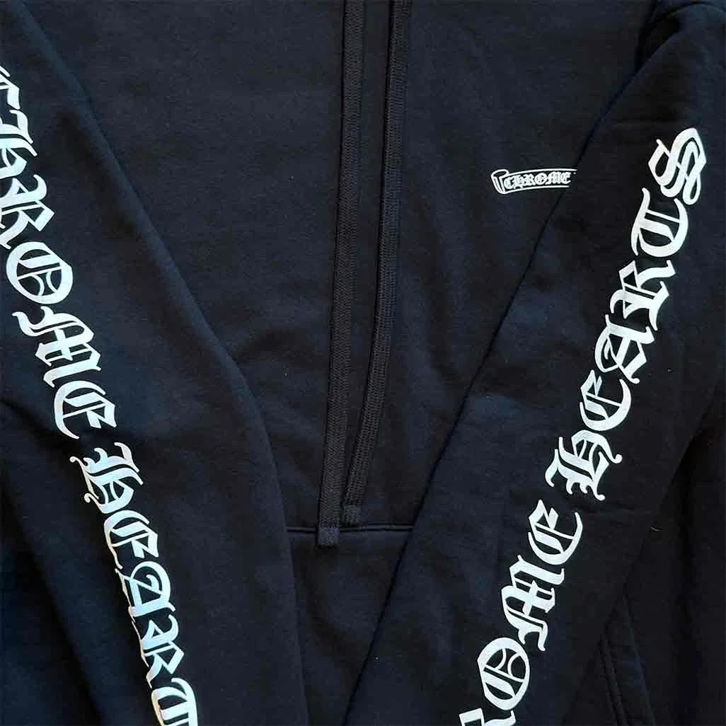 Chrome Hearts pullover hoodie kangaroo pocket