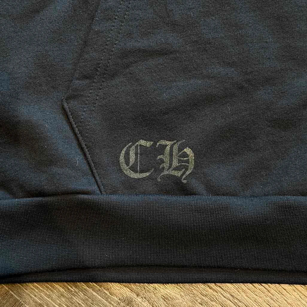 Chrome Hearts Scroll Hoodie embroidered CH monogram