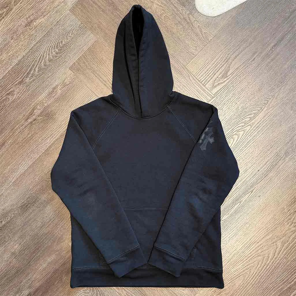 Chrome Hearts Triple Patch Hoodie front view