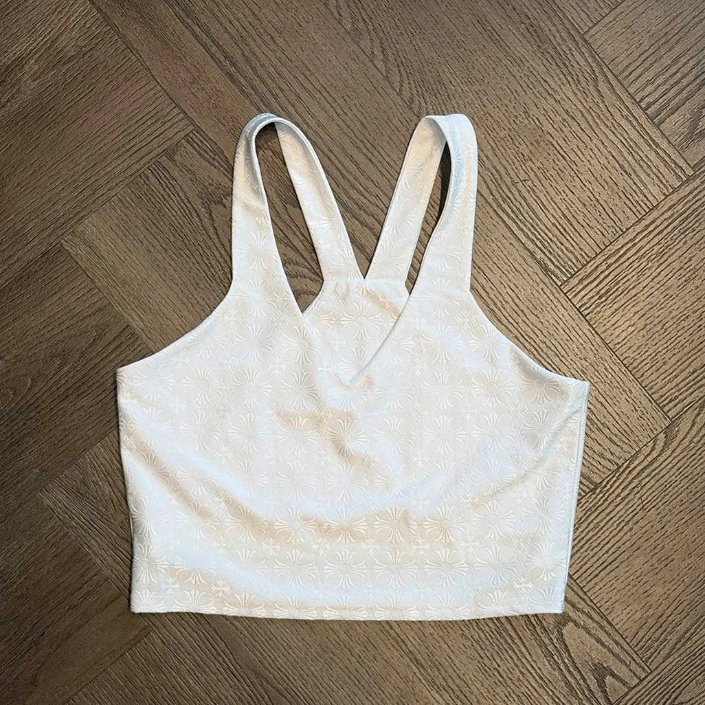 Chrome Hearts White Monogram Tennis Tank Top