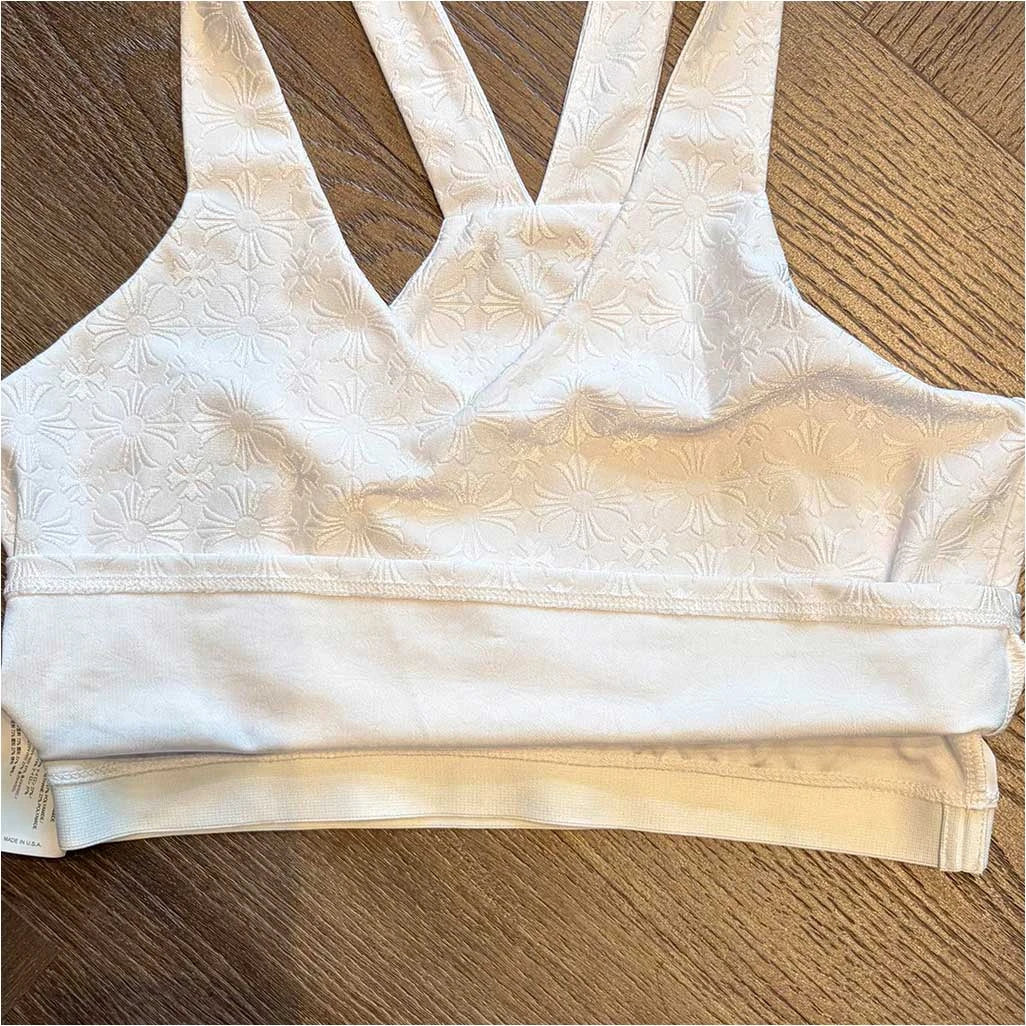Chrome Hearts White Monogram Tennis Tank Top