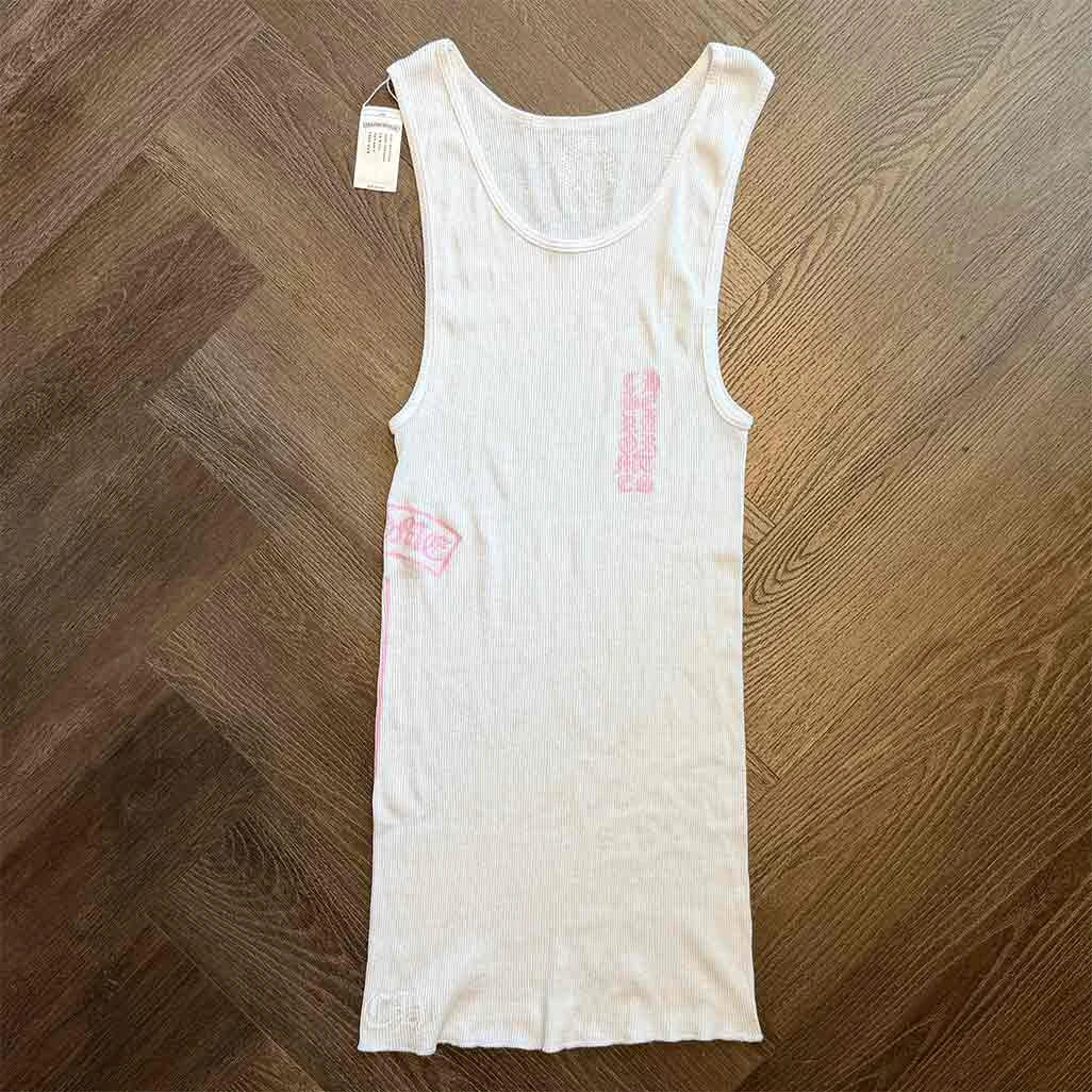 Chrome Hearts Love You Hearts Rib Tank