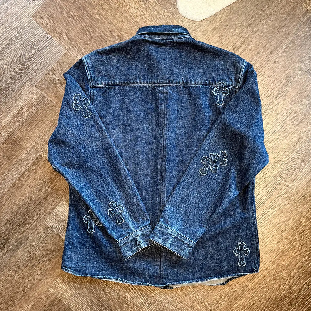 Chrome Hearts Loose Ends Denim Shirt