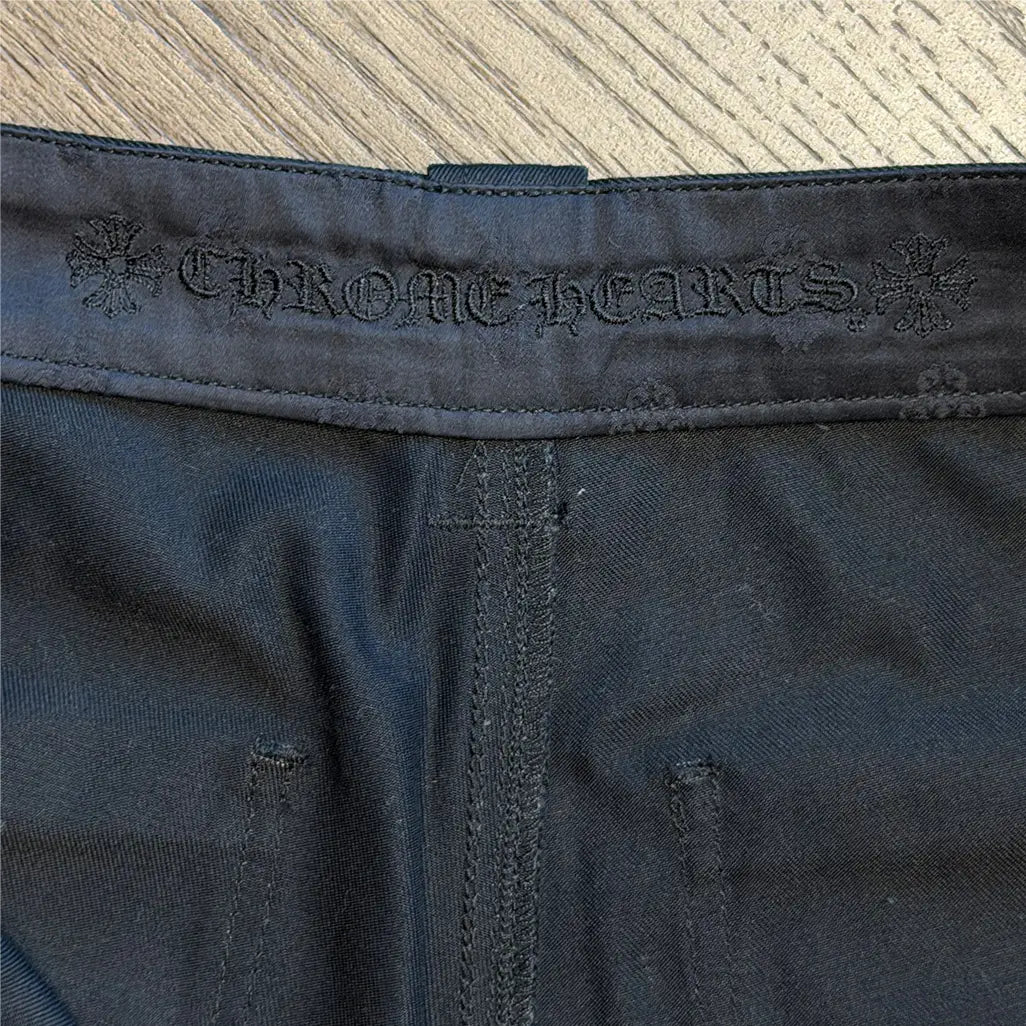 Chrome Hearts Black Carpenter Pants