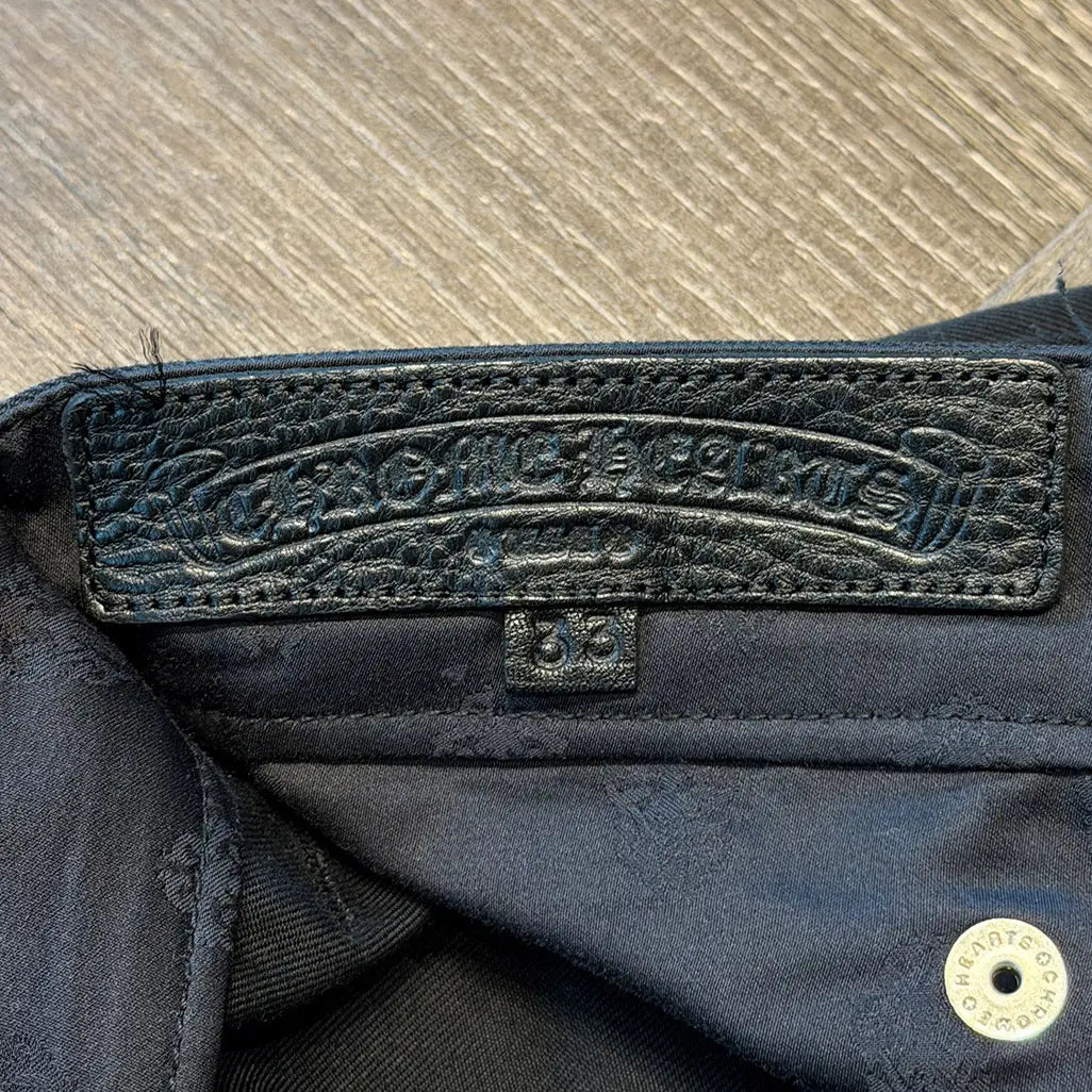 Chrome Hearts Black Carpenter Pants