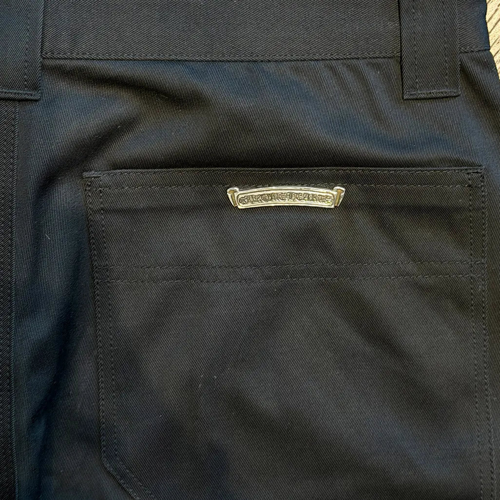 Chrome Hearts Black Carpenter Pants