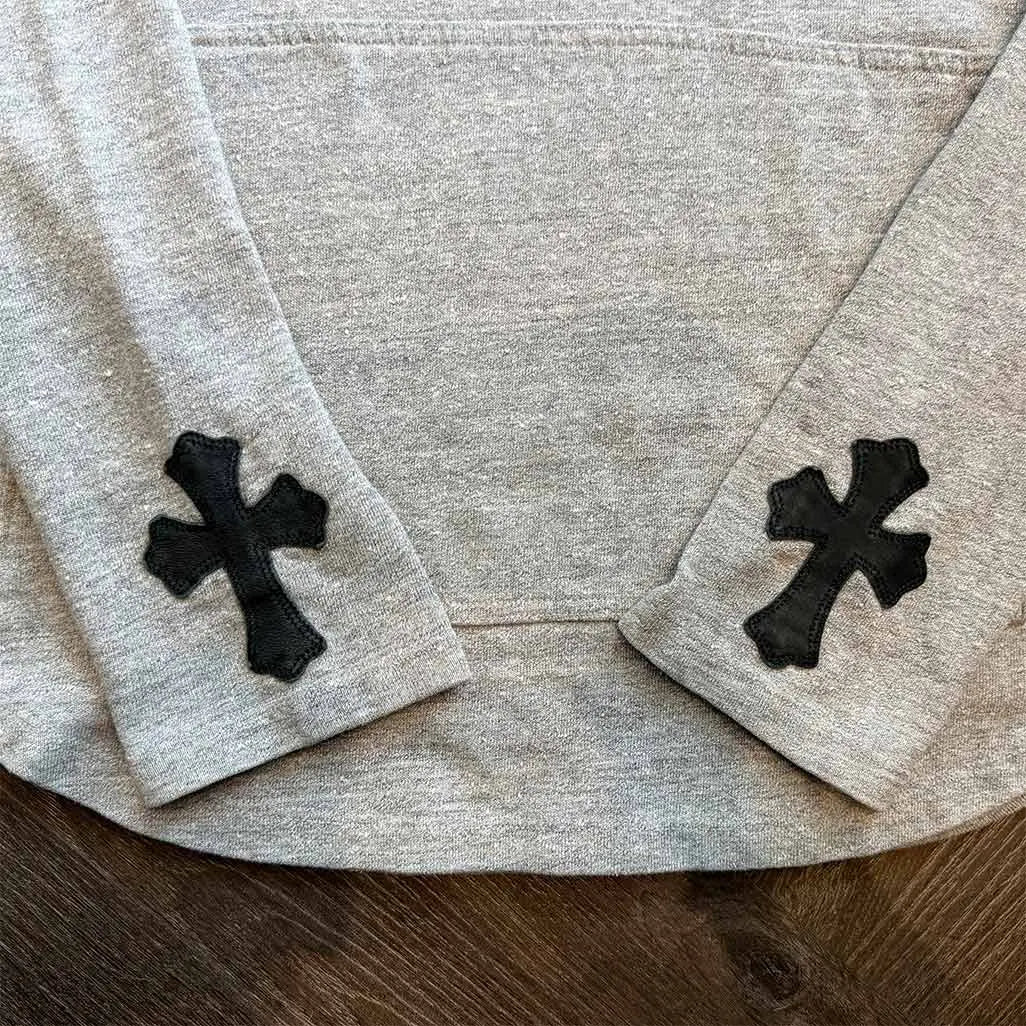Chrome Hearts Cross Patch Sleeve Quarter Zip