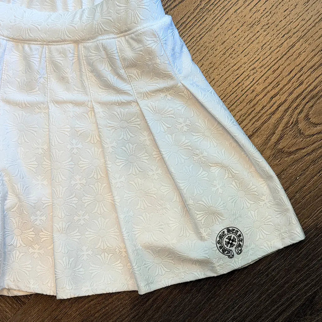 Chrome Hearts Horseshoe Logo Tennis Skirt
