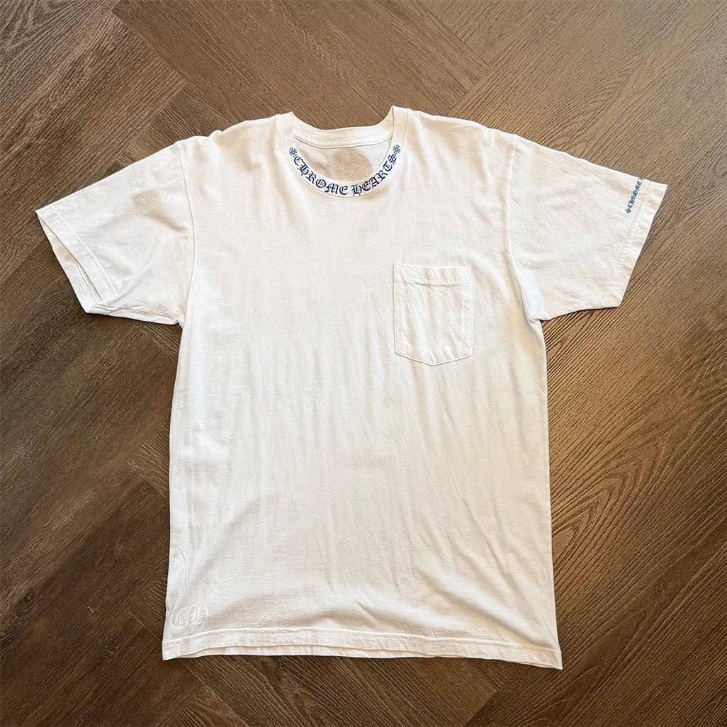 Chrome Hearts BlueNeck Logo T-Shirt
