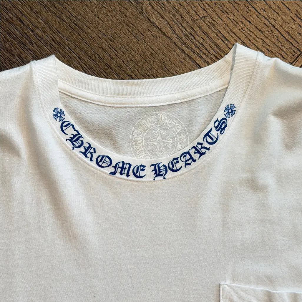 Chrome Hearts BlueNeck Logo T-Shirt
