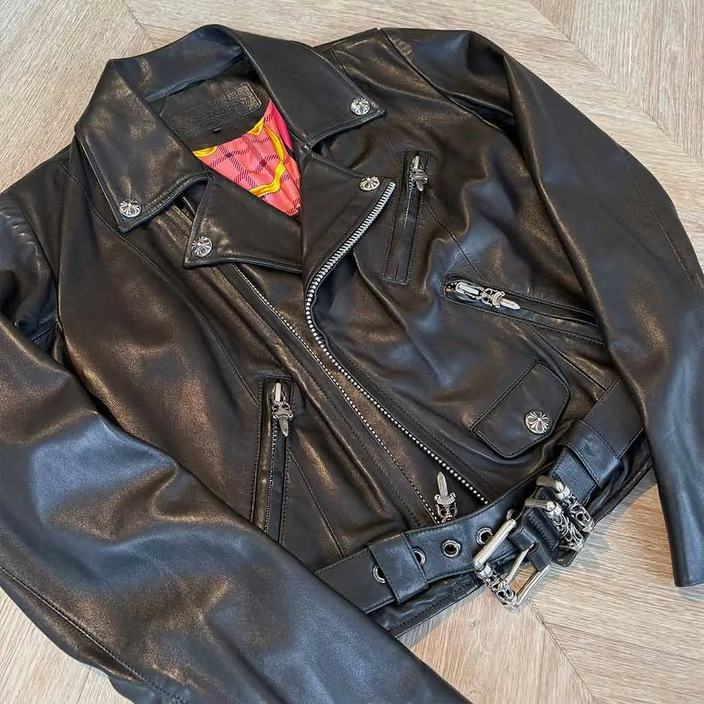 Chrome Hearts Hermes Leather Jacket