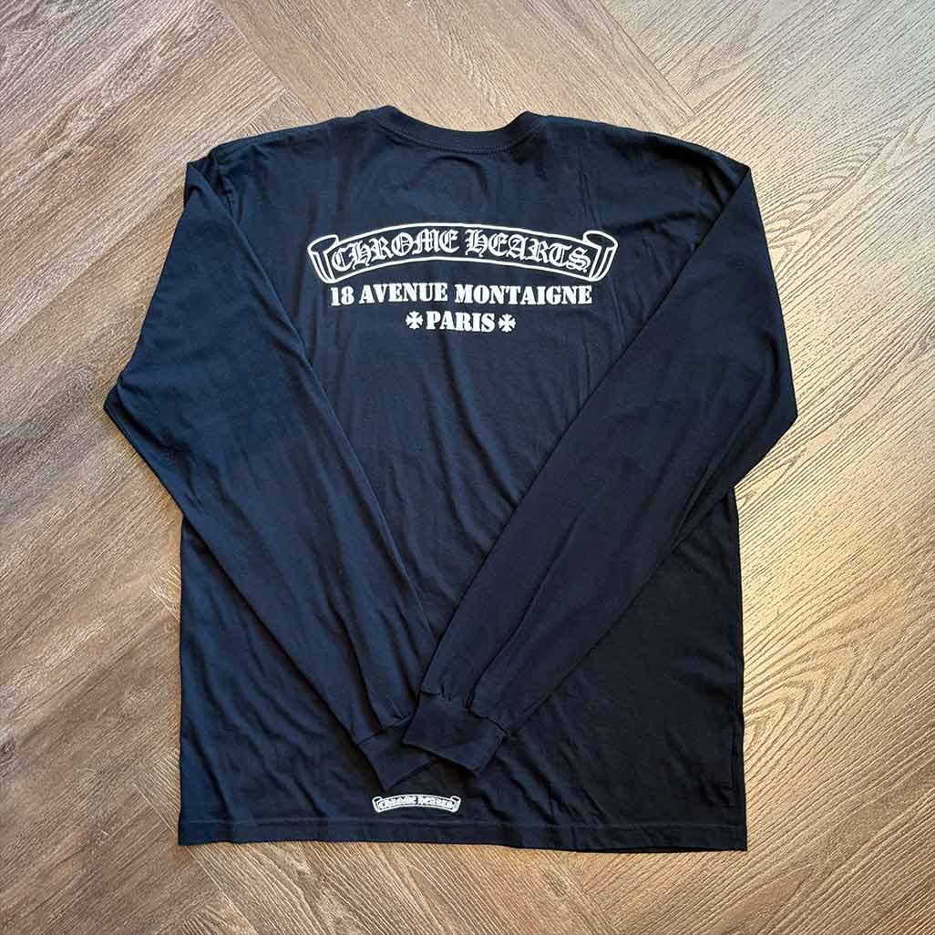 Chrome Hearts 18 Avenue Montaigne Paris Exclusive Longsleeve