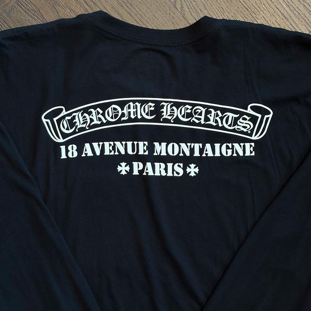Chrome Hearts 18 Avenue Montaigne Paris Exclusive Longsleeve